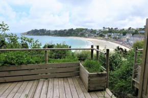 Appartement VUE MER surplombant la plage Trestraou à PERROS-GUIREC - Réf 912